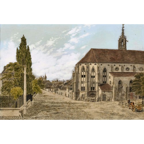 MATTHIAS BACHOFEN : 'Predigerkirche von Basel' (DOBIASCHOFSKY AUKTIONEN AG)