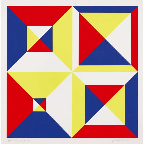 HANSJ�RG GLATTFELDER : Geometrische Komposition (DOBIASCHOFSKY AUKTIONEN AG)