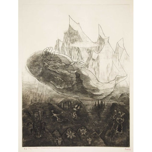 FRITZ EDUARD PAULI : 'Burg und Schatten. Erinnerung an Grindelwald' (DOBIASCHOFSKY AUKTIONEN AG)