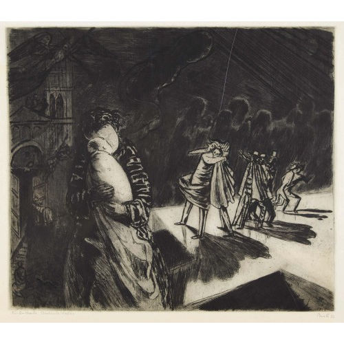 FRITZ EDUARD PAULI : 'Drohende Wolke. Fin du monde' (DOBIASCHOFSKY AUKTIONEN AG)