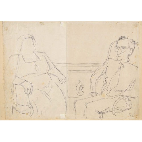 FRITZ EDUARD PAULI : Das Paar (DOBIASCHOFSKY AUKTIONEN AG)