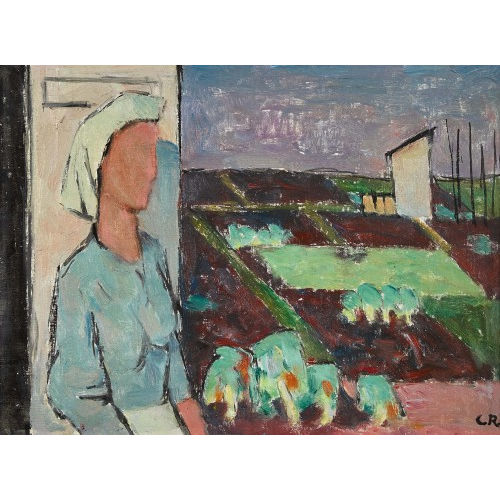 CARL ROESCH : 'M�dchen im Feld' (DOBIASCHOFSKY AUKTIONEN AG)
