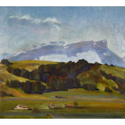 CARL AUGUST LINER : Appenzeller Landschaft im Seealpgebiet (DOBIASCHOFSKY AUKTIONEN AG)