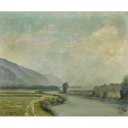 MAX CL�MENT : Flusslandschaft (DOBIASCHOFSKY AUKTIONEN AG)