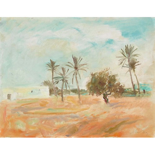 CHARLES HUG : Tunesische Landschaft (DOBIASCHOFSKY AUKTIONEN AG)