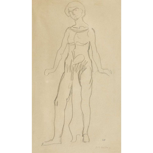 FERDINAND HODLER : Studie zu 'Blick in die Unendlichkeit' (DOBIASCHOFSKY AUKTIONEN AG)