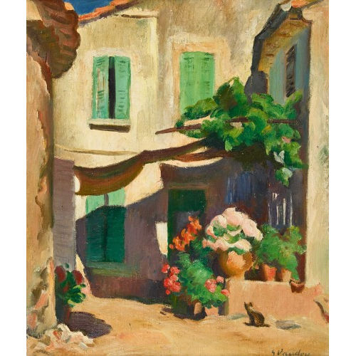 GASTON VAUDOU : 'Les Planes, pr�s Sanary' (DOBIASCHOFSKY AUKTIONEN AG)