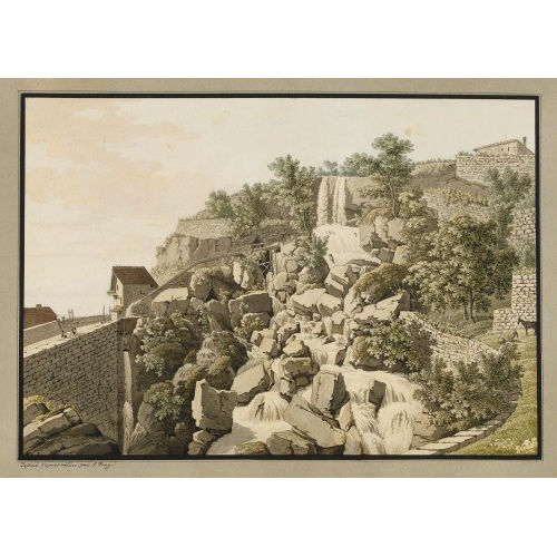 SAMUEL FREY : 'Cascade pr�s de St-Saphorin' (DOBIASCHOFSKY AUKTIONEN AG)