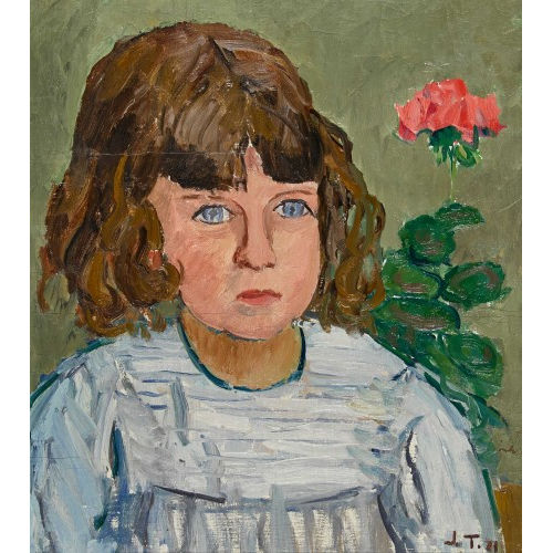 JOHN TORCAPEL : 'Portrait d'Anne' (DOBIASCHOFSKY AUKTIONEN AG)
