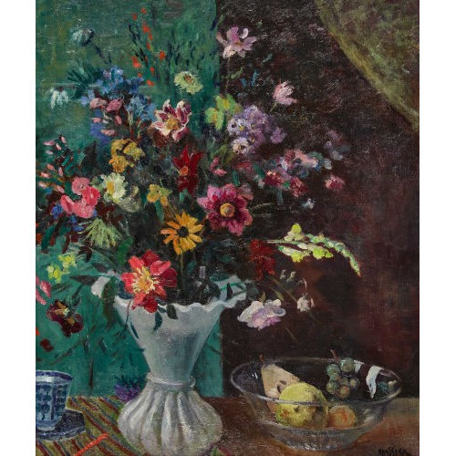 �MILE BRESSLER : Fleurs (DOBIASCHOFSKY AUKTIONEN AG)