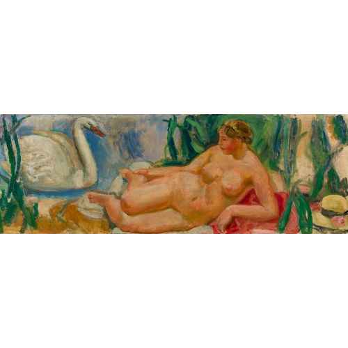 MAURICE BARRAUD : Leda und der Schwan (DOBIASCHOFSKY AUKTIONEN AG)