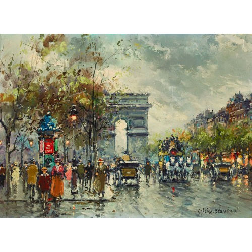 ANTOINE BLANCHARD : Arc de Triomphe de l'�toile (DOBIASCHOFSKY AUKTIONEN AG)