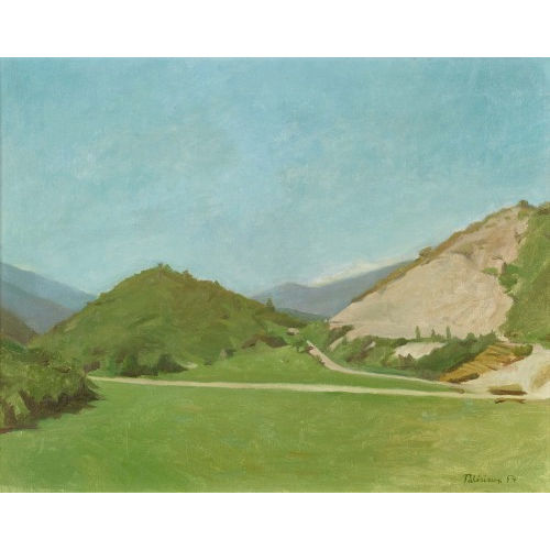 G�RARD DE PAL�ZIEUX : Vue du Valais (DOBIASCHOFSKY AUKTIONEN AG)