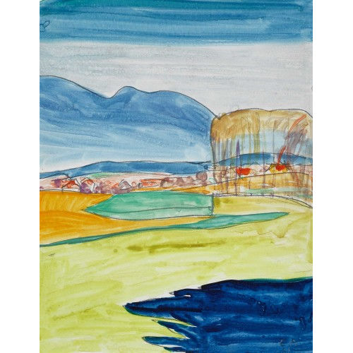 CUNO AMIET : Sommerliche Landschaft (DOBIASCHOFSKY AUKTIONEN AG)