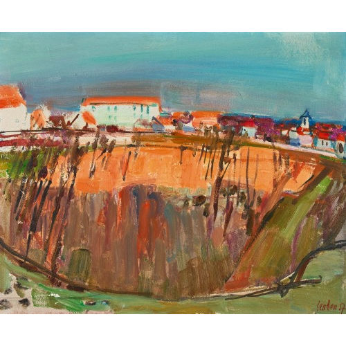 RUDOLF ZENDER : Sommerliche Landschaft mit Stadt (DOBIASCHOFSKY AUKTIONEN AG)