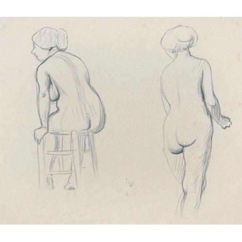 F�LIX VALLOTTON : �tude de nus (DOBIASCHOFSKY AUKTIONEN AG)