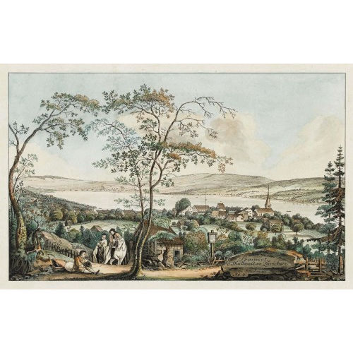 JOHANN JAKOB ASCHMANN : 'Prospect v. Thallweil am Z�richsee' (DOBIASCHOFSKY AUKTIONEN AG)