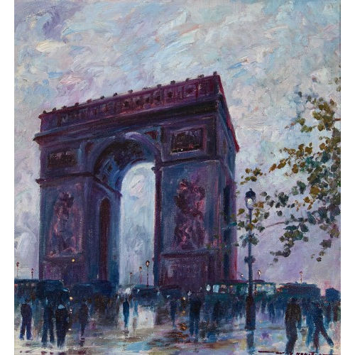 HEINRICH (AUCH HEUSSER HEUSSER : L'Arc de Triomphe de l'�toile (DOBIASCHOFSKY AUKTIONEN AG)