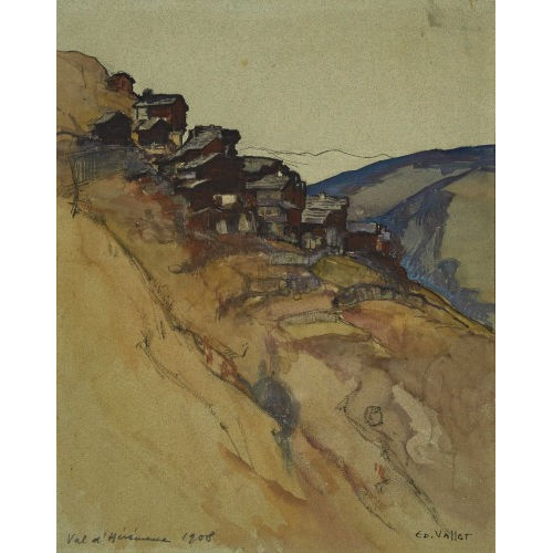 �DOUARD VALLET : 'Val d'H�r�mence' (DOBIASCHOFSKY AUKTIONEN AG)