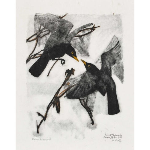 ROBERT HAINARD : 'Dispute de merles' (DOBIASCHOFSKY AUKTIONEN AG)