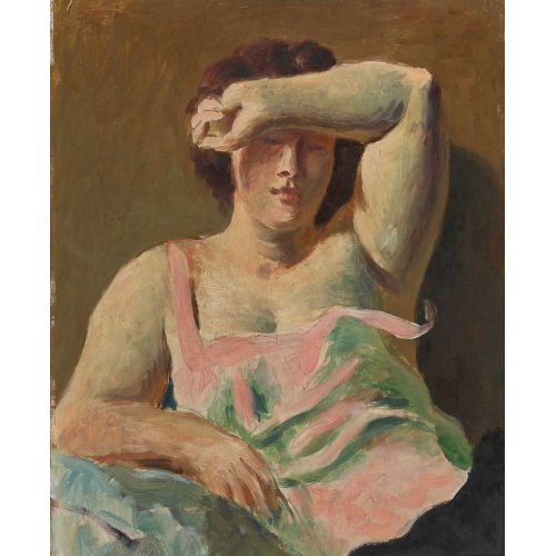 WILHELM GIMMI : 'Femme en d�shabill�' (DOBIASCHOFSKY AUKTIONEN AG)