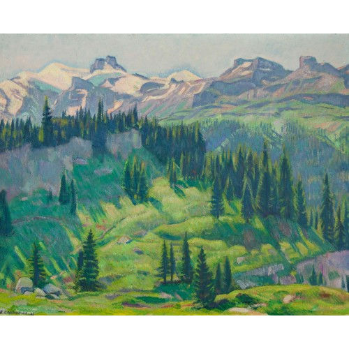 EMIL CARDINAUX : Berglandschaft (DOBIASCHOFSKY AUKTIONEN AG)