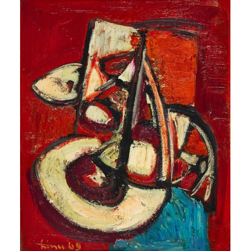 CARL WALTER LINER : Abstrahierte Komposition (DOBIASCHOFSKY AUKTIONEN AG)