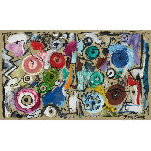 JEAN TINGUELY : Abstrakte Komposition (DOBIASCHOFSKY AUKTIONEN AG)