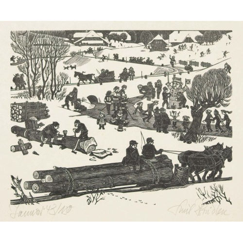 EMIL ZBINDEN : 'Januar' (DOBIASCHOFSKY AUKTIONEN AG)