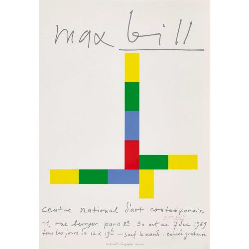 MAX BILL : 'max bill centre national d'art contemporaine' (DOBIASCHOFSKY AUKTIONEN AG)