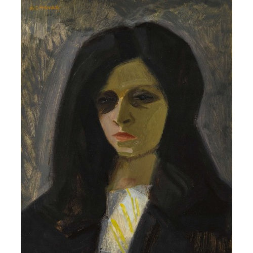 ALBERT CHAVAZ : 'La dame en noir' (DOBIASCHOFSKY AUKTIONEN AG)