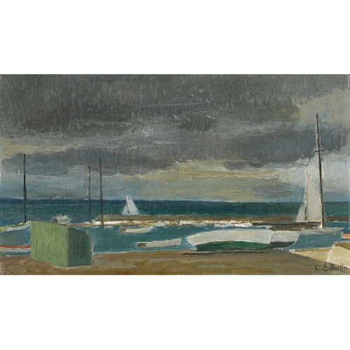 EUG�NE LOUIS MARTIN : 'Bise noire' (DOBIASCHOFSKY AUKTIONEN AG)