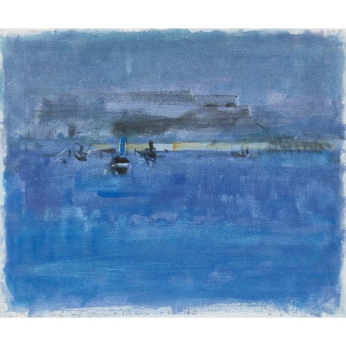 HERMANN ALFRED SIGG : Schiffe auf ruhiger See (DOBIASCHOFSKY AUKTIONEN AG)