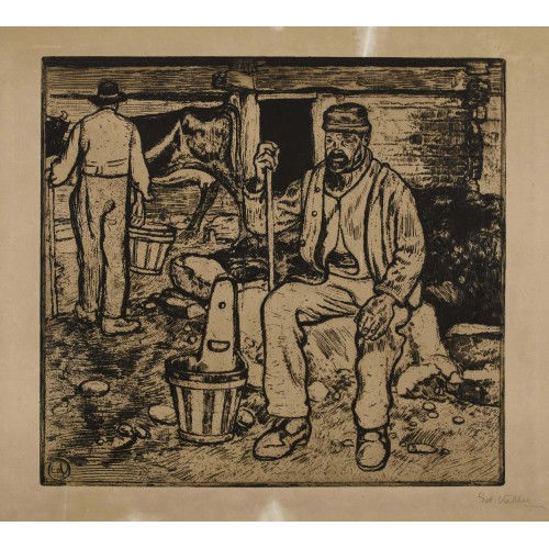 �DOUARD VALLET : 'Le vieux berger' (DOBIASCHOFSKY AUKTIONEN AG)