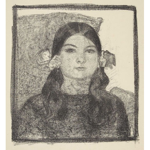 CUNO AMIET : M�dchenportr�t (DOBIASCHOFSKY AUKTIONEN AG)