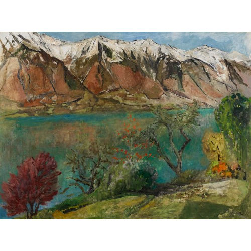VICTOR SURBEK : Fr�hling am Brienzersee (DOBIASCHOFSKY AUKTIONEN AG)