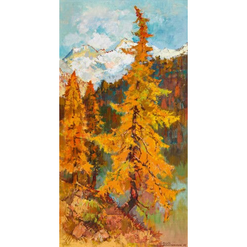 ARMIN SCHWARZENBACH : Herbststimmung in den Alpen (DOBIASCHOFSKY AUKTIONEN AG)