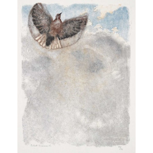 ROBERT HAINARD : 'Tourterelle turque, vol nuptial' (DOBIASCHOFSKY AUKTIONEN AG)