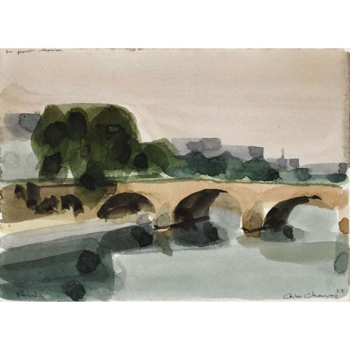 ALBERT CHAVAZ : Der Pont Marie in Paris (DOBIASCHOFSKY AUKTIONEN AG)