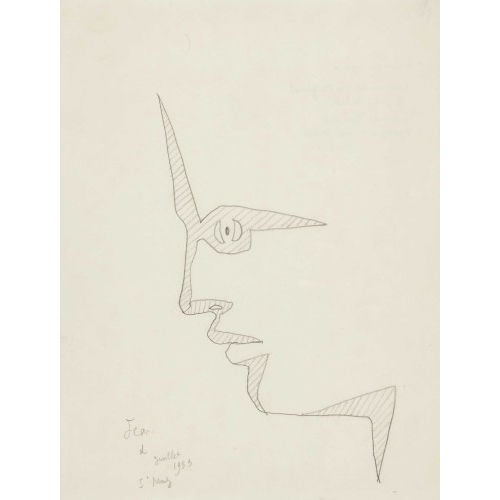 JEAN COCTEAU : Kopf (DOBIASCHOFSKY AUKTIONEN AG)