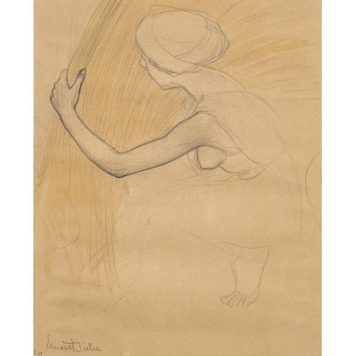 ERNEST BI�LER : La glaneuse (DOBIASCHOFSKY AUKTIONEN AG)