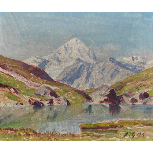 ALBERT HENRY JOHN GOS : Bergsee (DOBIASCHOFSKY AUKTIONEN AG)
