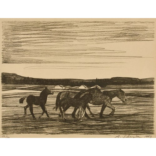 ALBERT SCHNYDER : 'In den Freibergen' (DOBIASCHOFSKY AUKTIONEN AG)