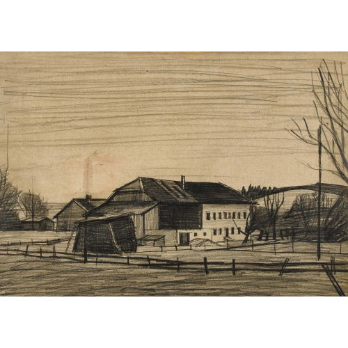 ALBERT SCHNYDER : 'Jura Bauernhaus' (DOBIASCHOFSKY AUKTIONEN AG)