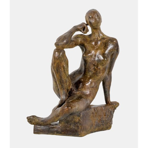 OTTO CHARLES B�NNINGER : Sitzender weiblicher Akt (DOBIASCHOFSKY AUKTIONEN AG)