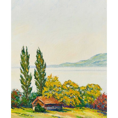 LOUIS D�RR : 'Herbst am Thunersee' (DOBIASCHOFSKY AUKTIONEN AG)