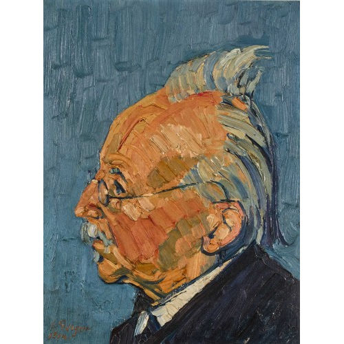 ERNST SAMUEL GEIGER : Herrenportr�t (DOBIASCHOFSKY AUKTIONEN AG)