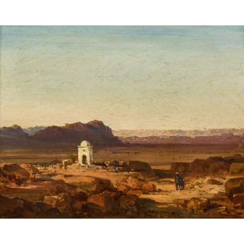 BERNHARD FIEDLER : Landschaft in �gypten (DOBIASCHOFSKY AUKTIONEN AG)