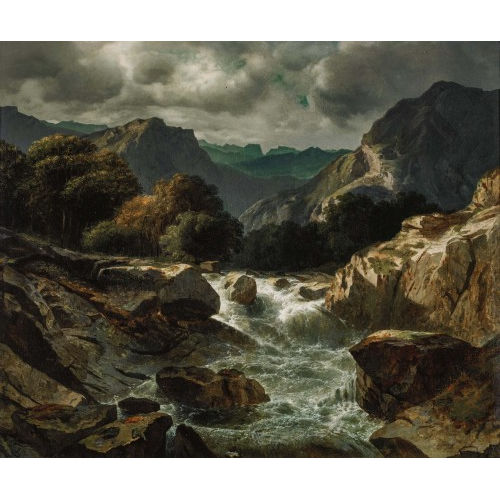 ALEXANDRE CALAME : 'Torrent de montage' (DOBIASCHOFSKY AUKTIONEN AG)