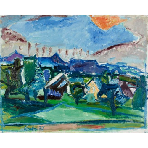 HANNES GRUBER : 'Sommerlandschaft' (DOBIASCHOFSKY AUKTIONEN AG)